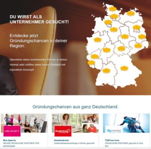 Startseite Unternehmer-gesucht - regionale Gründungsmöglichkeiten